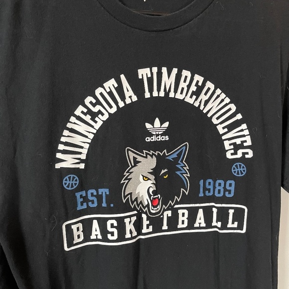 Adidas Minnesota Timberwolves Basketball Tee - Picture 2 of 2